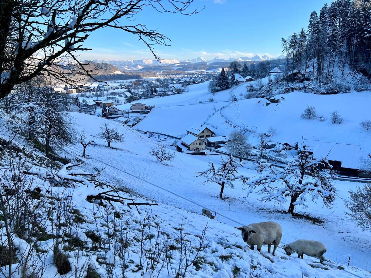 Apartment Im Emmental Oberburg ภายนอก รูปภาพ
